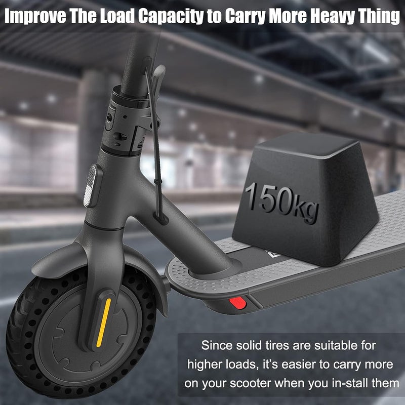 Cooryda Solid Tire for Xiaomi m365 Electric Scooter Mijia Mi m365 pro/gotrax gxl V2/gotrax XR, 8.5 inches Electric Scooter Wheels 8 1/2'' Front or Rear Replacement Honeycomb Solid Tires(1pc) - Image 3